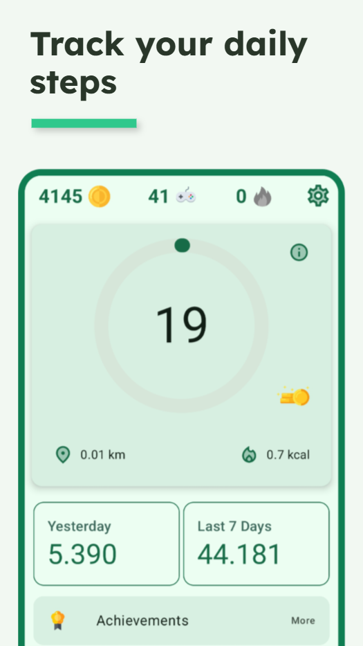 StepMat app screenshot 2